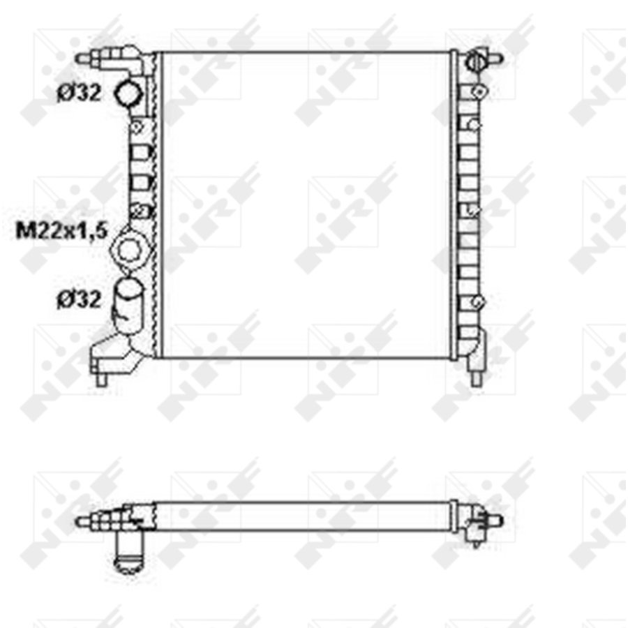 Radiatore NRF 58783