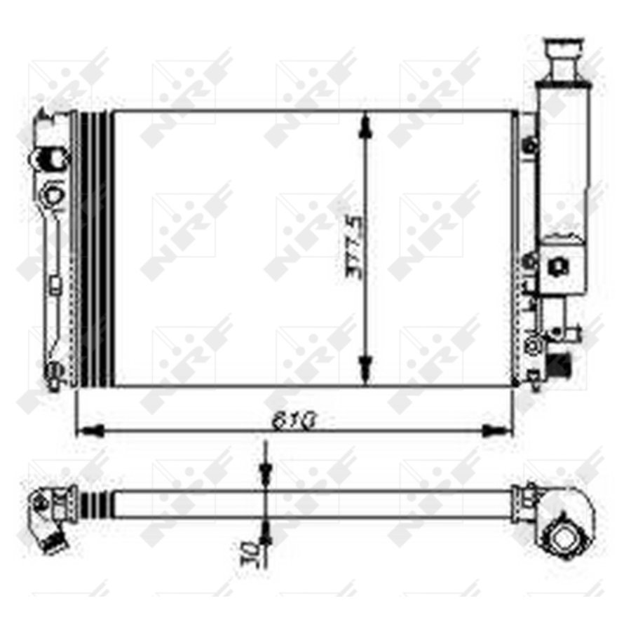 Radiatore NRF 58805