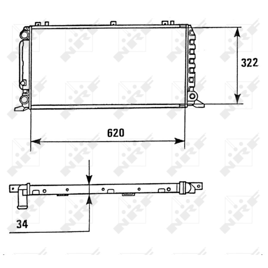 Radiatore NRF 58928