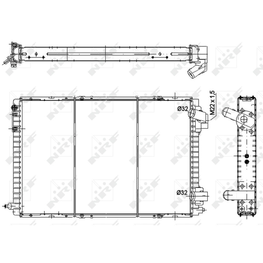 Radiatore NRF 58941