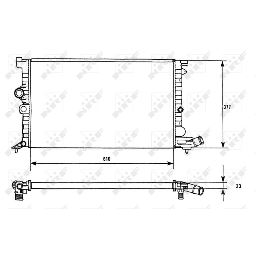 Radiatore NRF 58946