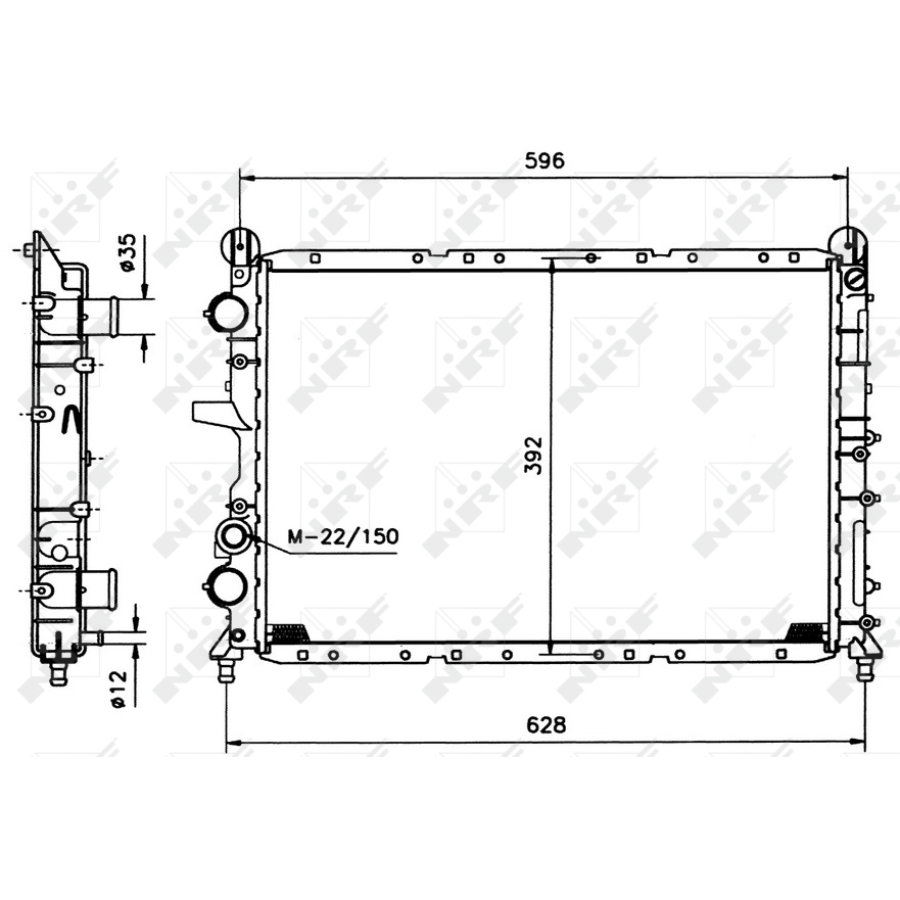 Radiatore NRF 58995