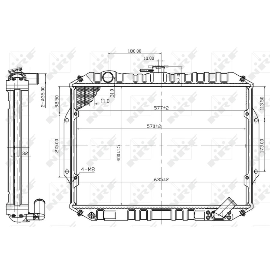 Radiatore NRF 503486