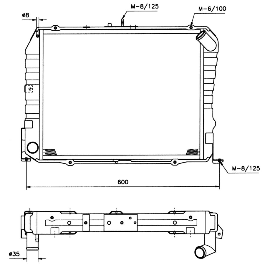 Radiatore NRF 503962