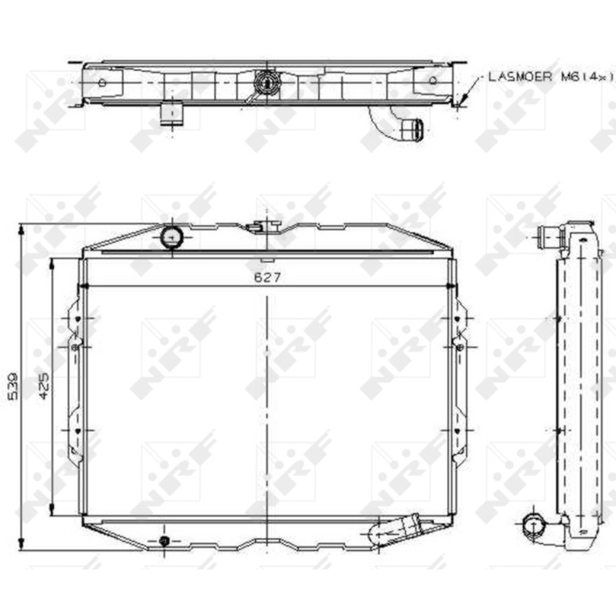 Radiatore NRF 504115