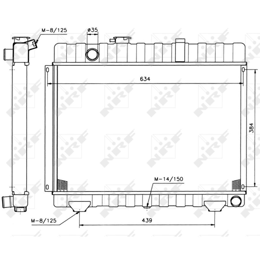 Radiatore NRF 504236