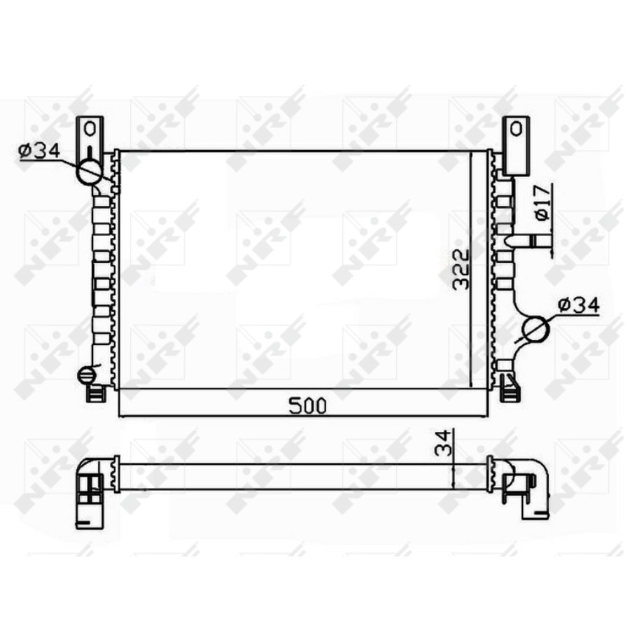 Radiatore NRF 506224