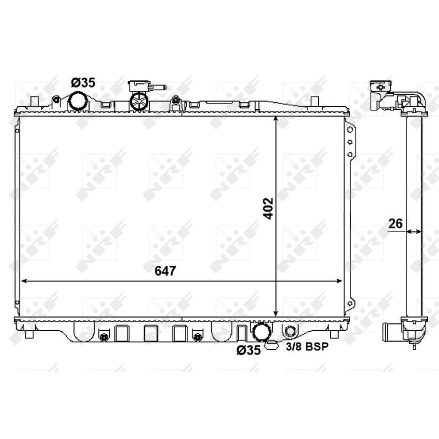 Radiatore NRF 506518