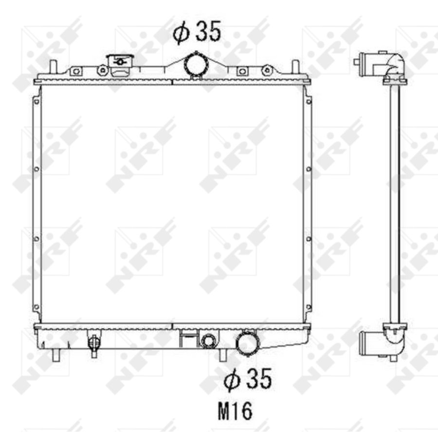 Radiatore NRF 506557