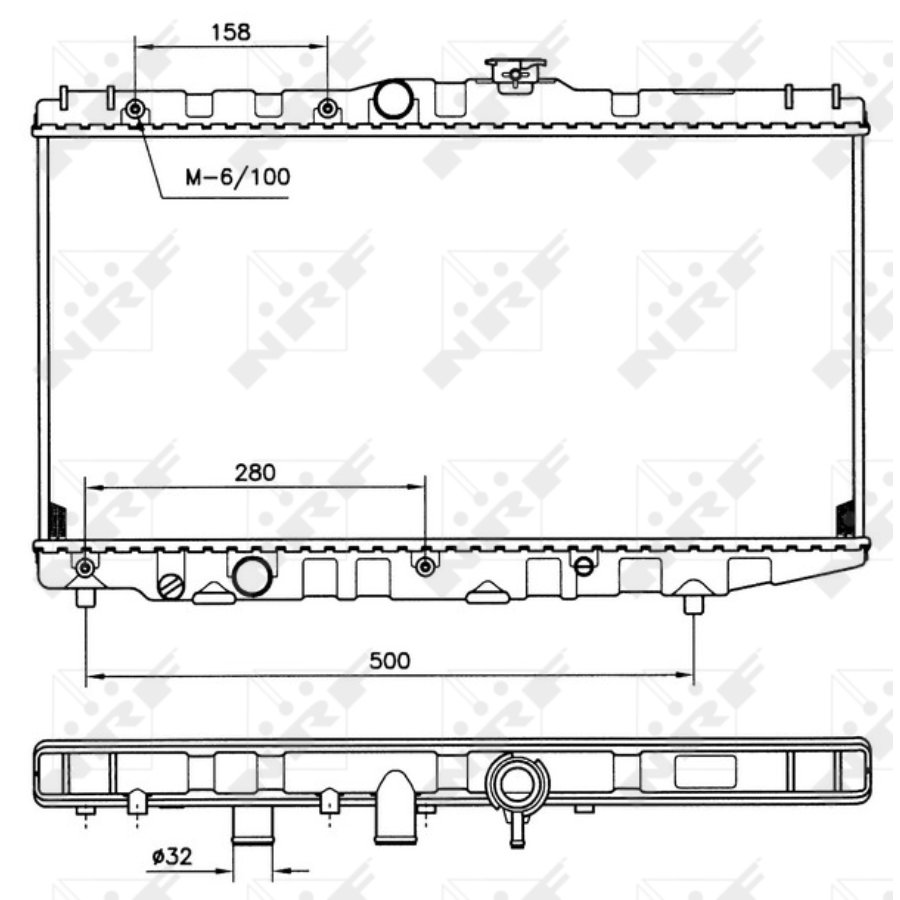 Radiatore NRF 507581