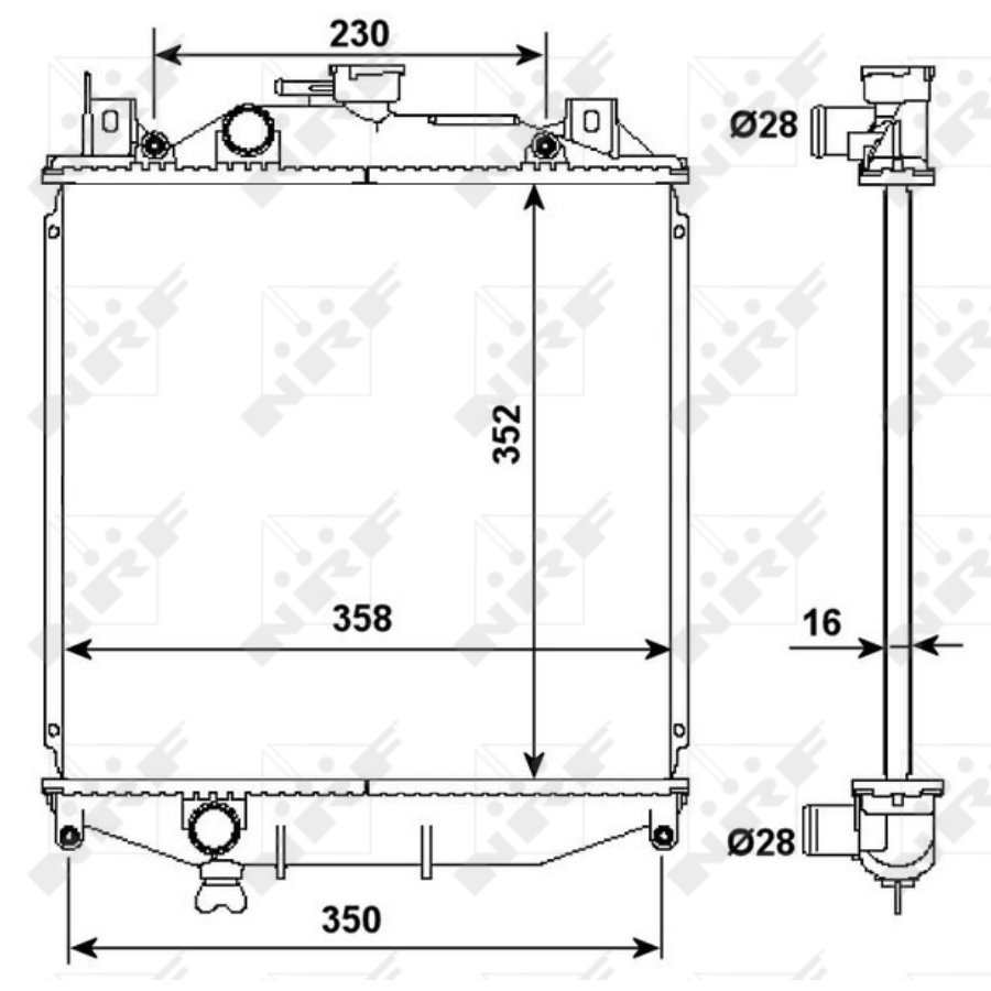 Radiatore NRF 507644
