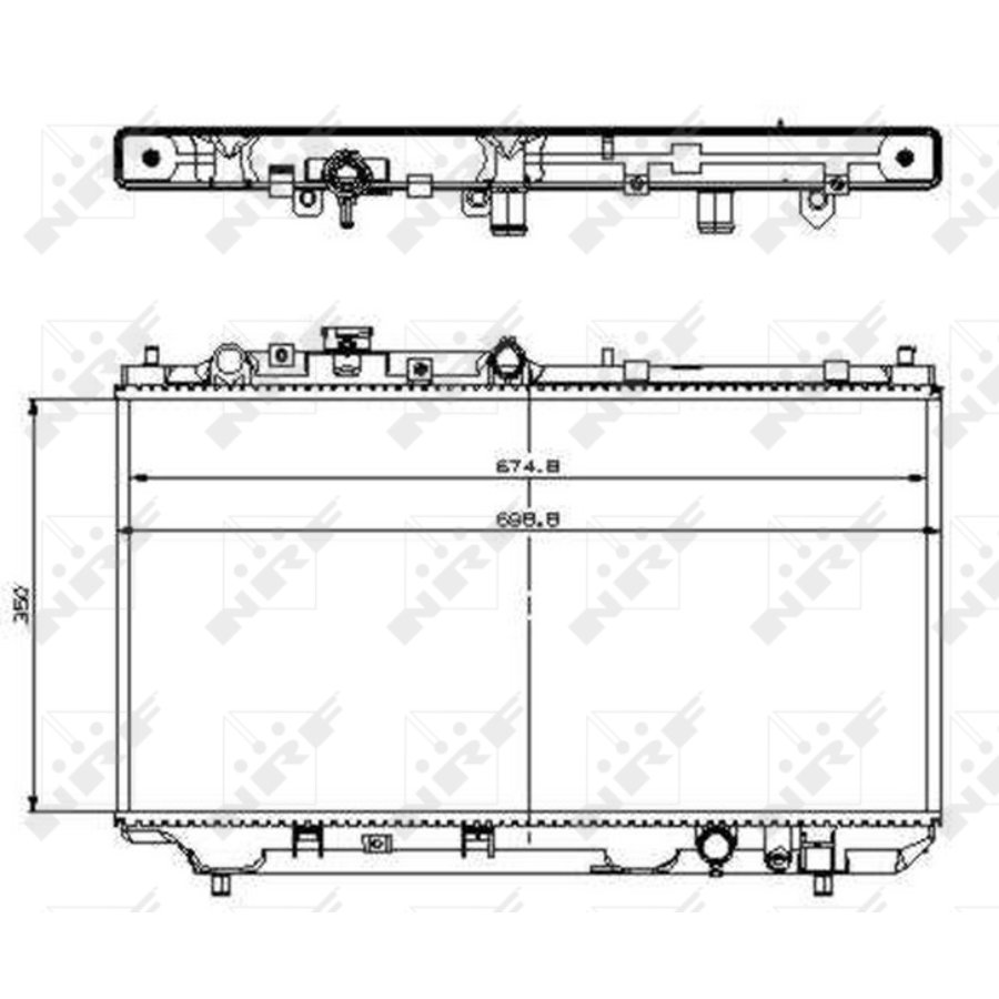 Radiatore NRF 509512
