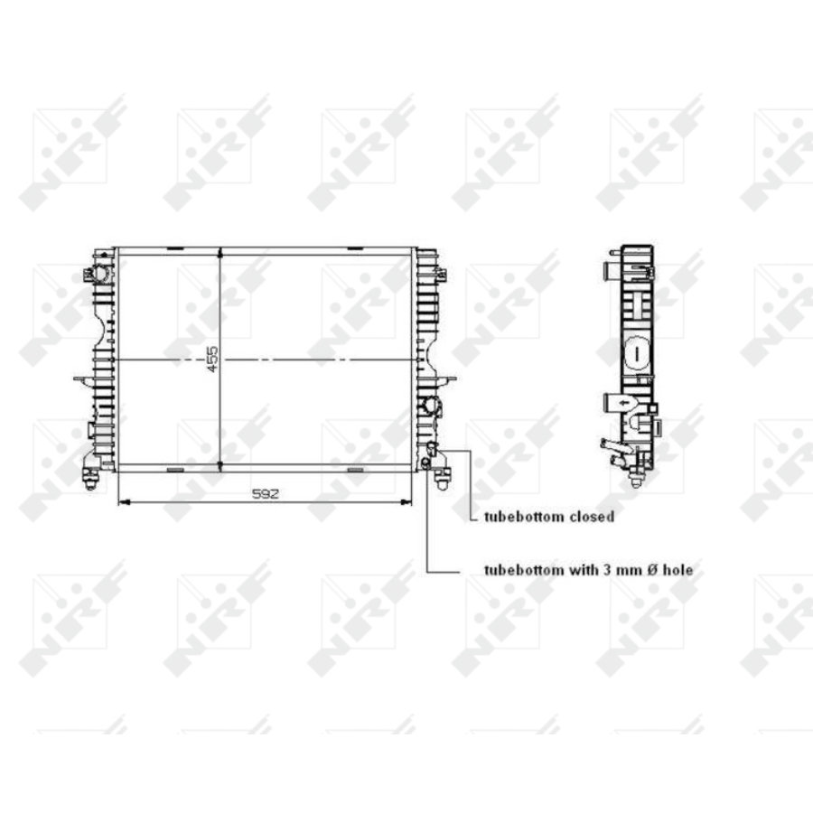 Radiatore NRF 509729 EASY FIT