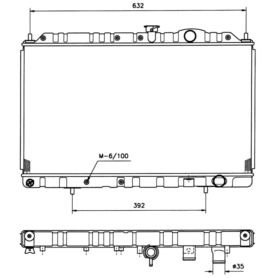 Radiatore NRF 513485
