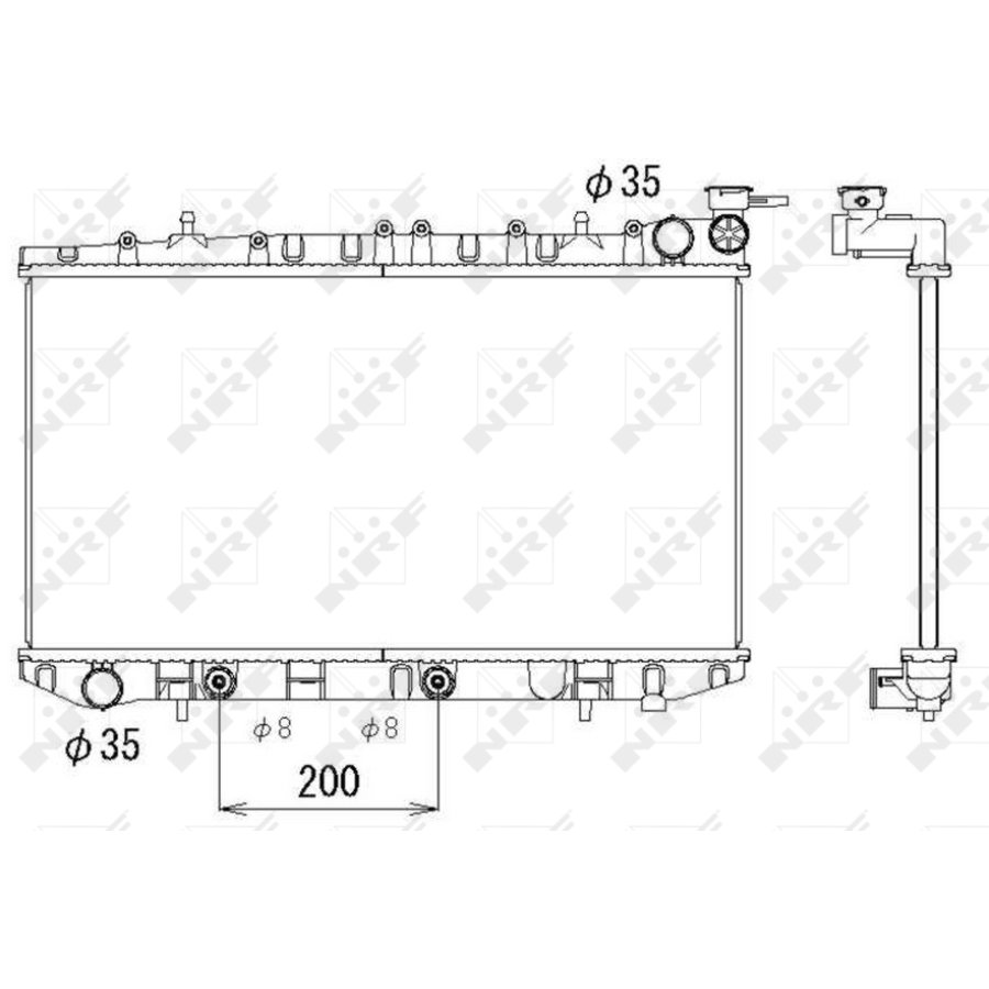 Radiatore NRF 513497