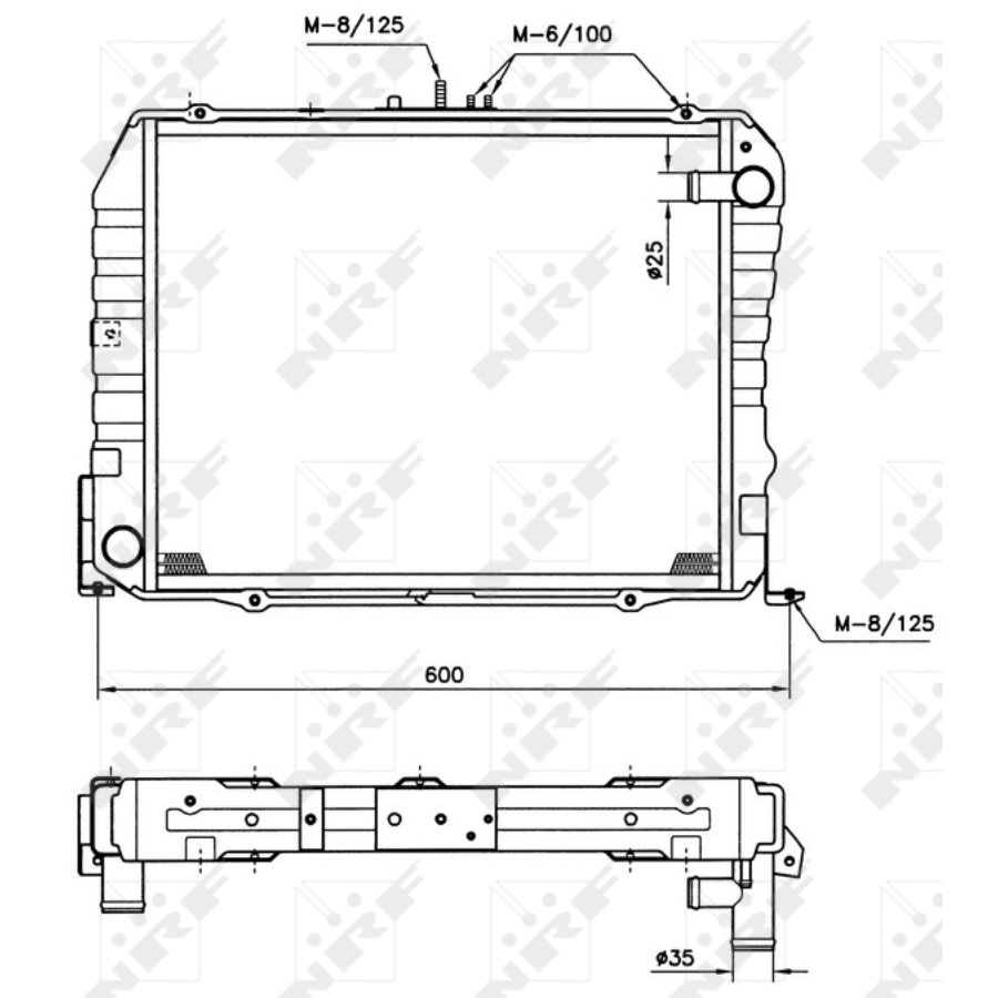 Radiatore NRF 513962