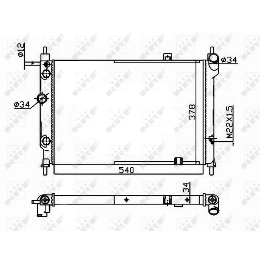 Radiatore NRF 514647