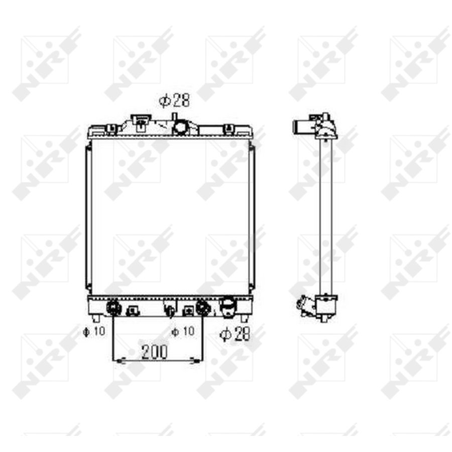 Radiatore NRF 516356