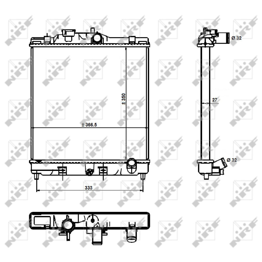 Radiatore NRF 526356
