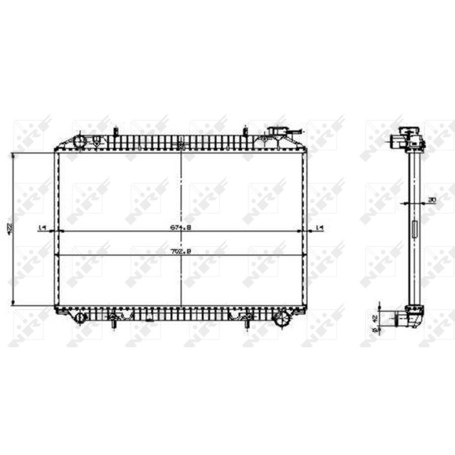 Radiatore NRF 529534 EASY FIT