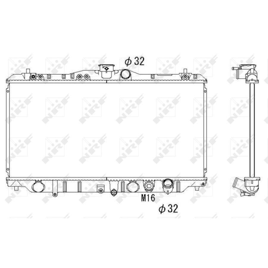 Radiatore NRF 536352