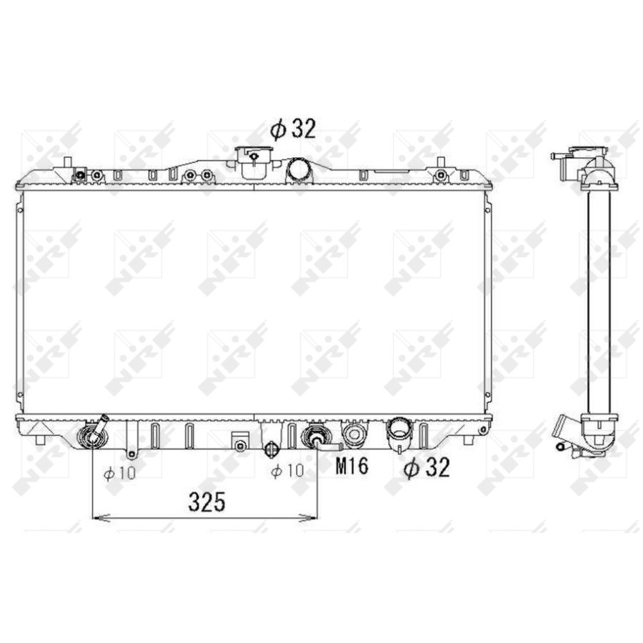 Radiatore NRF 556708