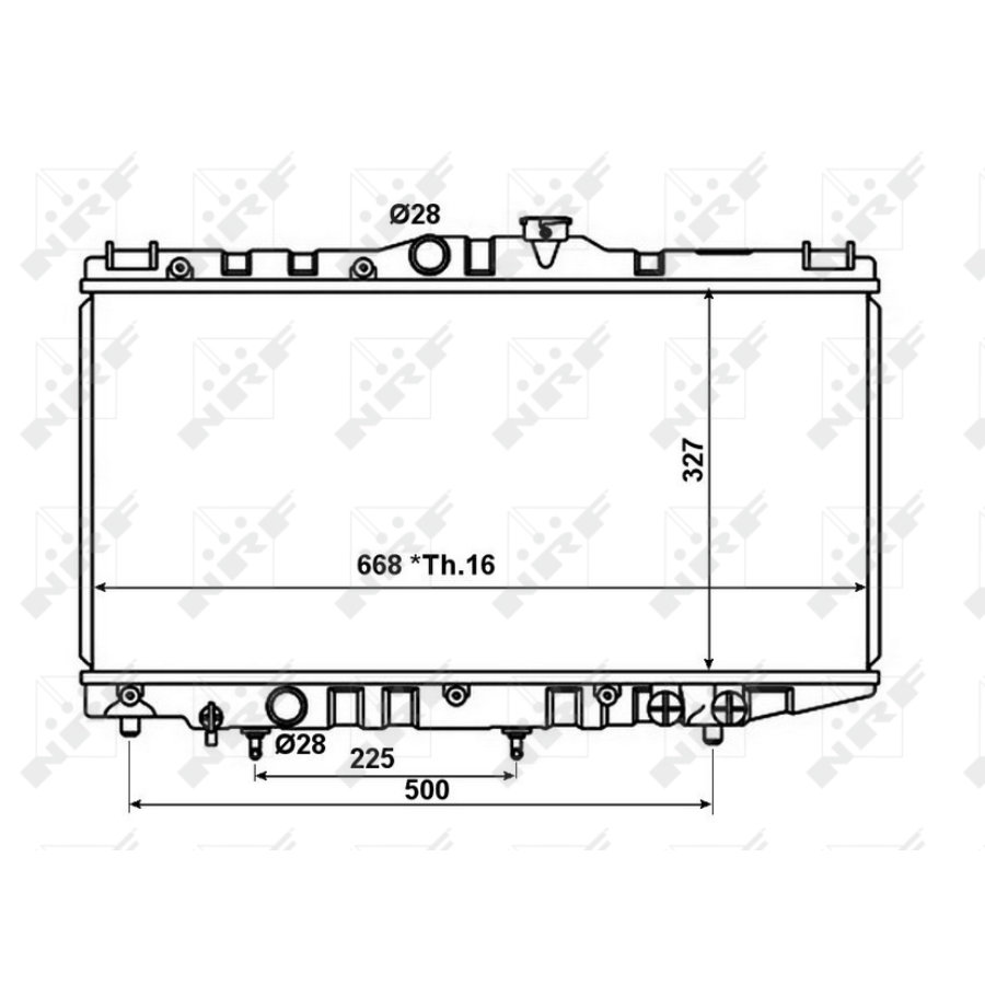 Radiatore NRF 566707