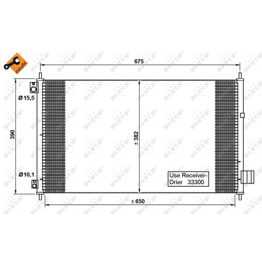 Condensatore NRF 35780 EASY FIT