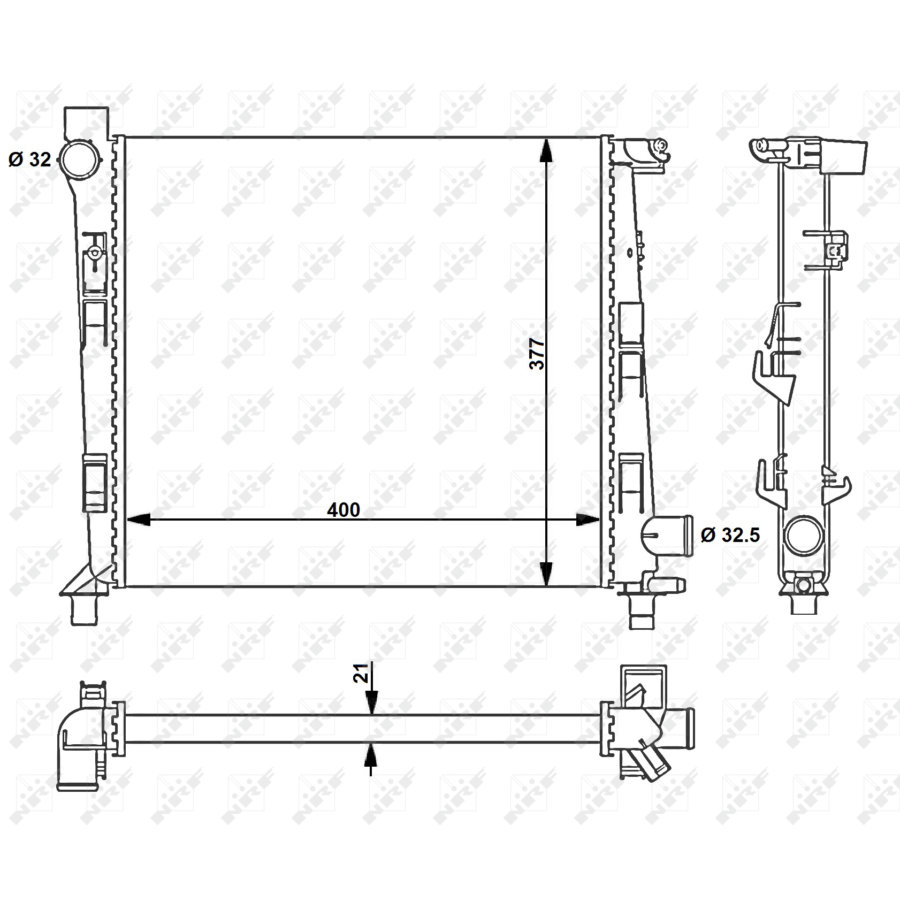 Radiatore NRF 54717