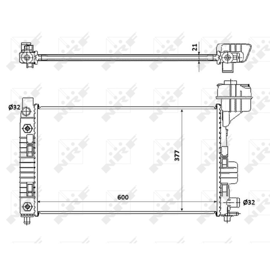 Radiatore NRF 54718