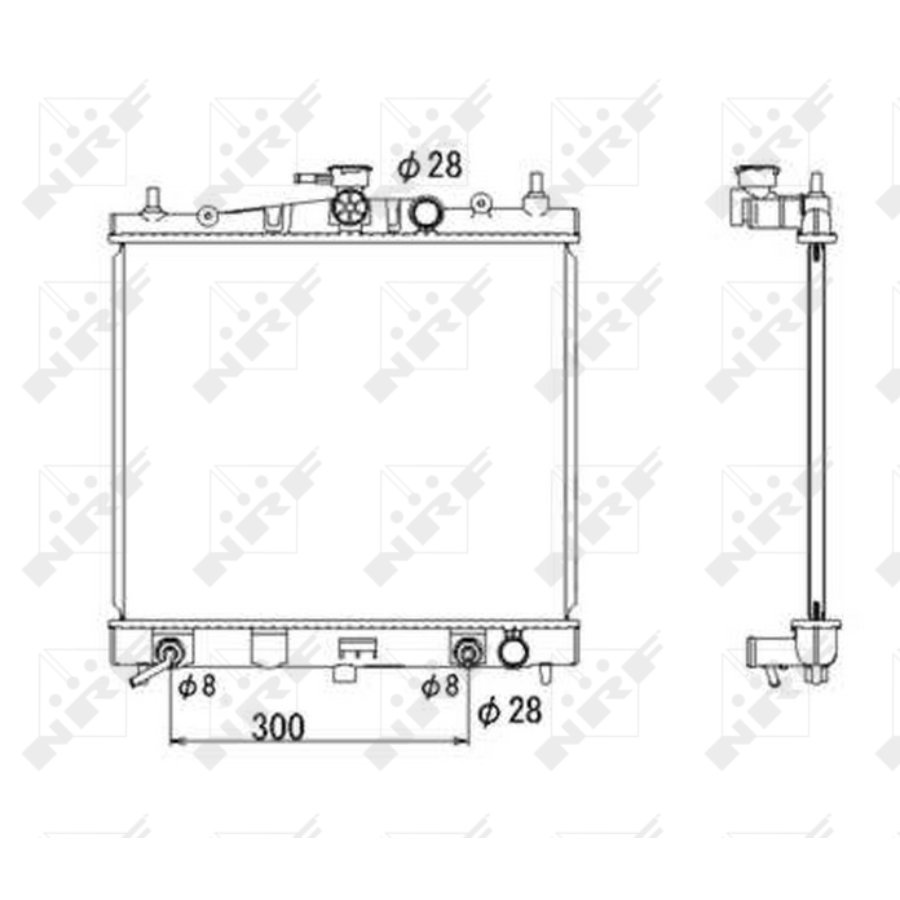 Radiatore NRF 53535