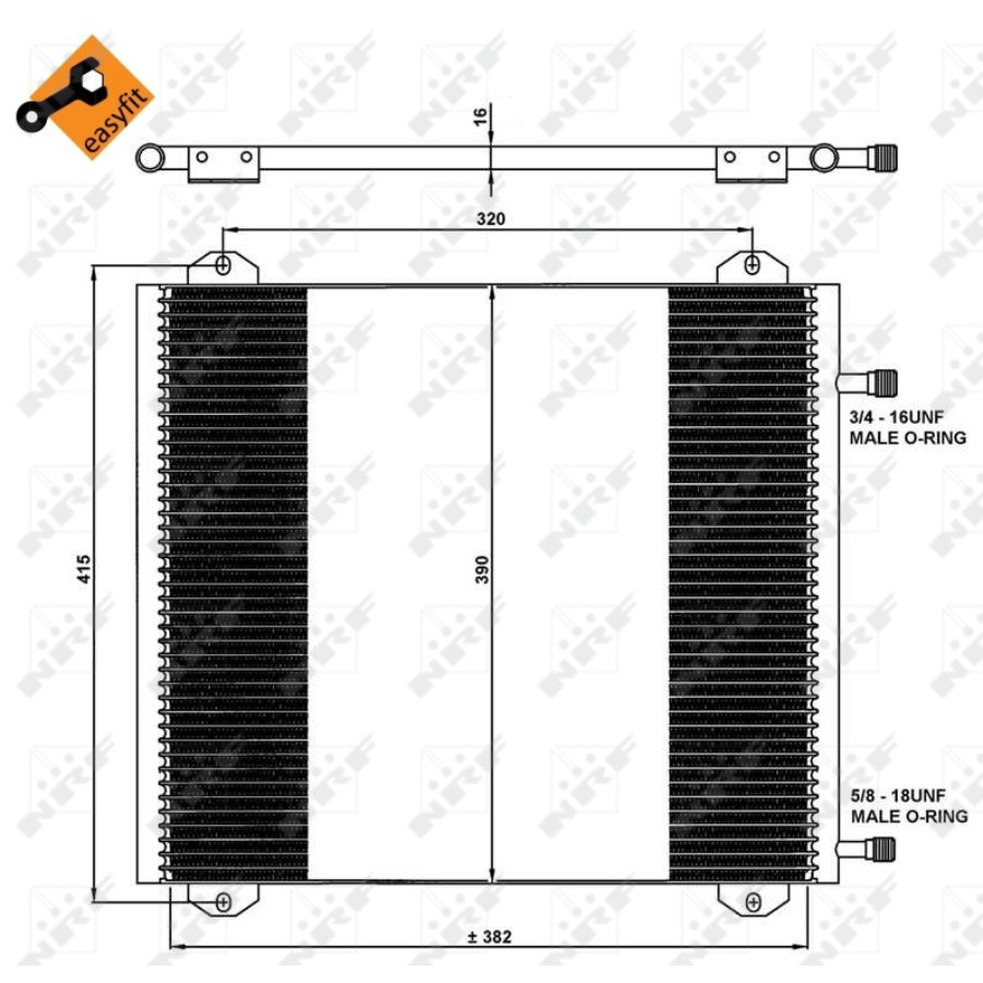 Condensatore NRF 35785 EASY FIT