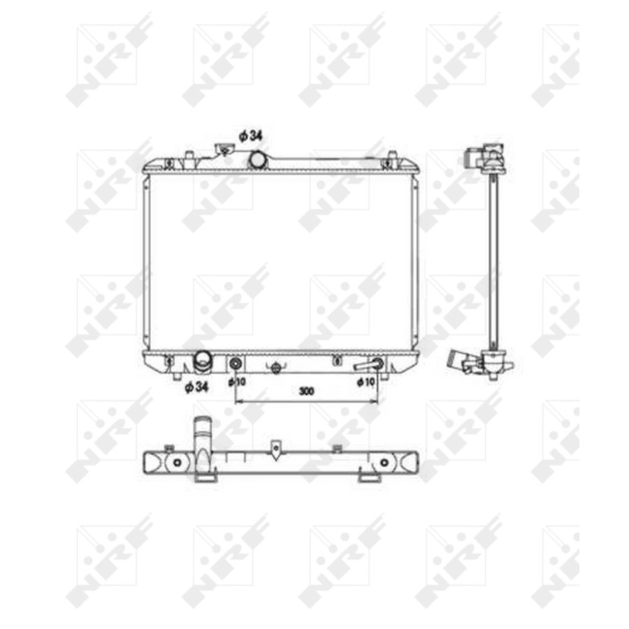 Radiatore NRF 53578