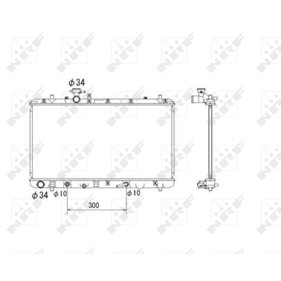 Radiatore NRF 53580