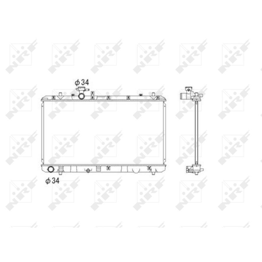 Radiatore NRF 53581