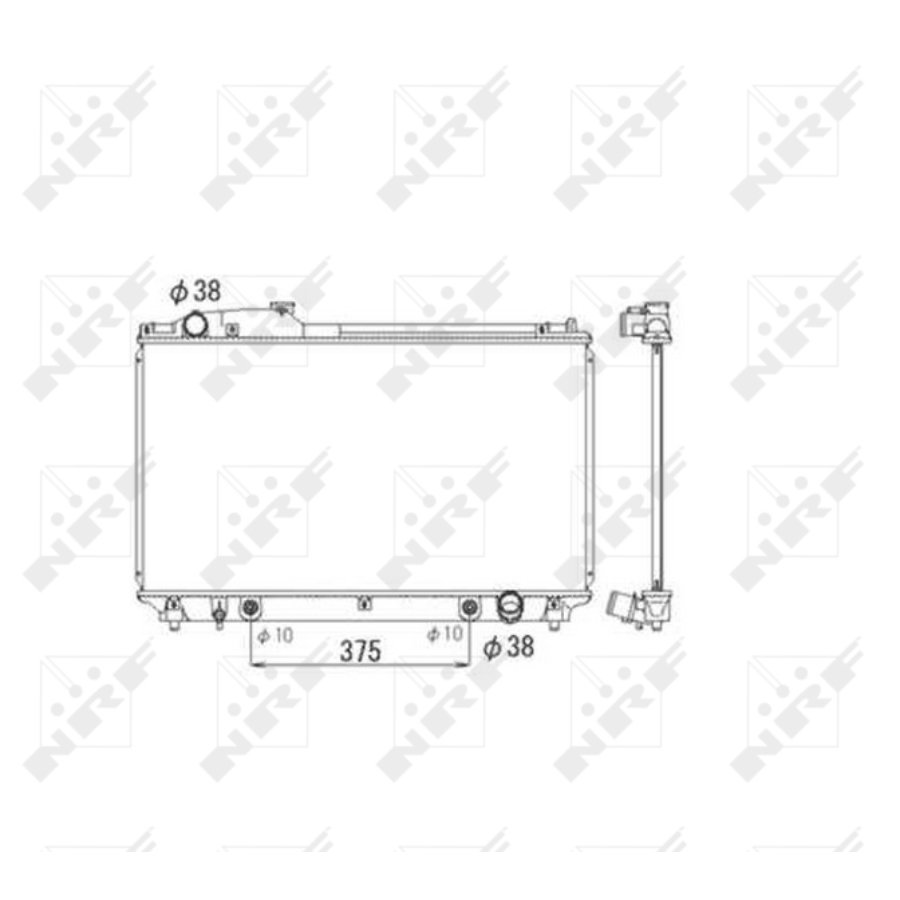 Radiatore NRF 53584