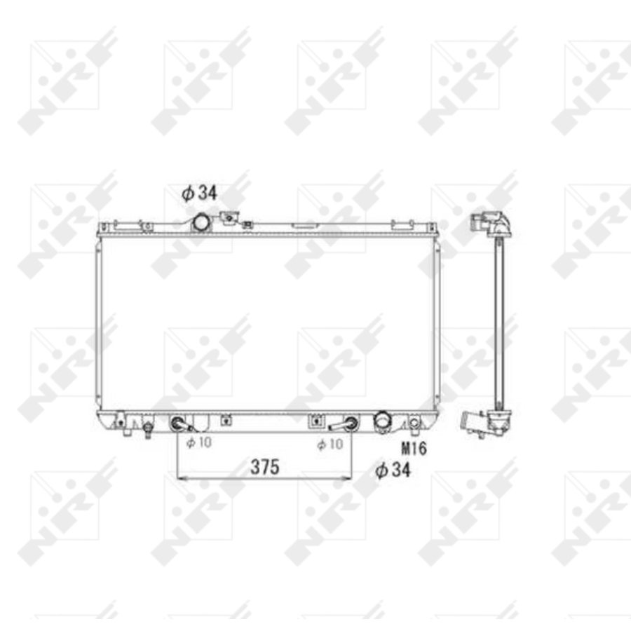 Radiatore NRF 53586