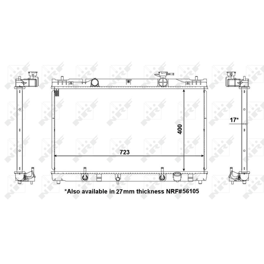 Radiatore NRF 53587