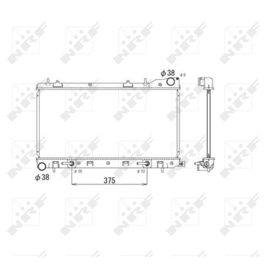 Radiatore NRF 53596