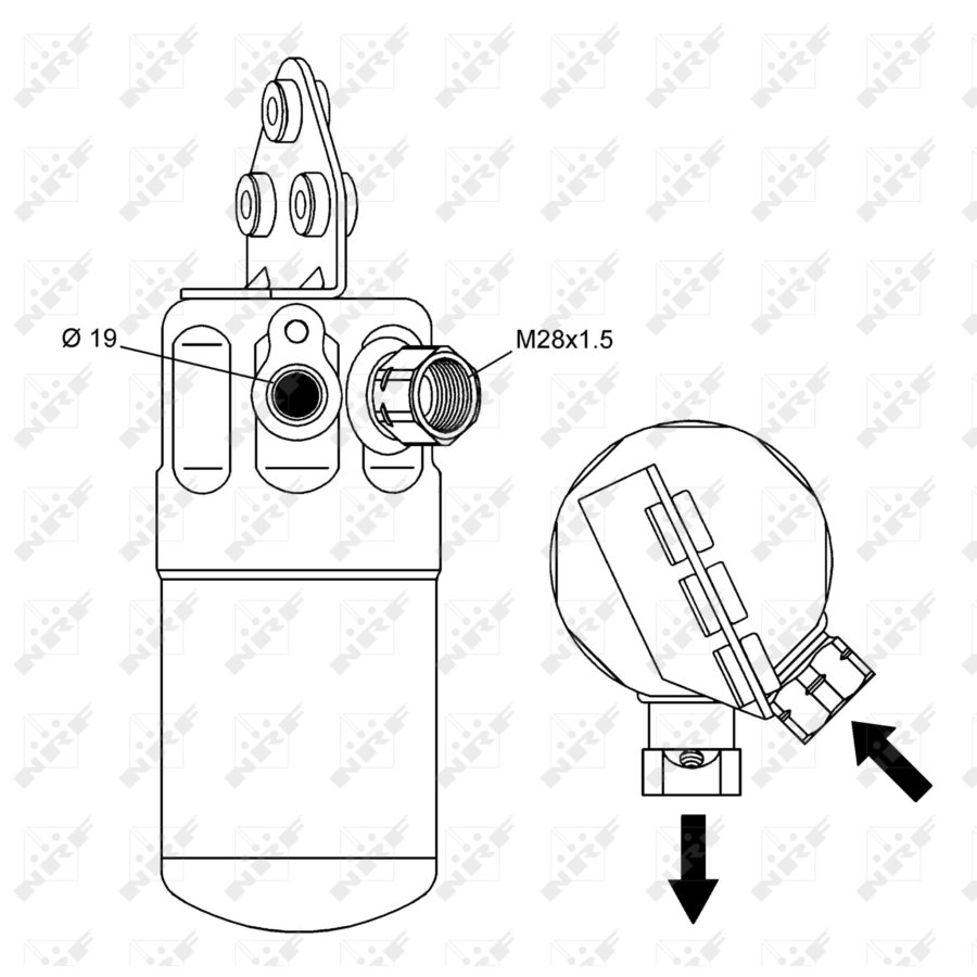 Filtro disidratatore NRF 33236