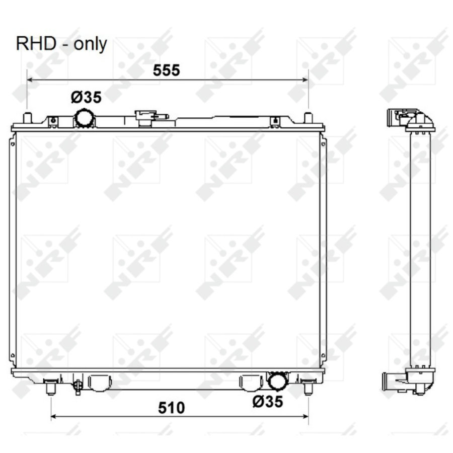 Radiatore NRF 53666