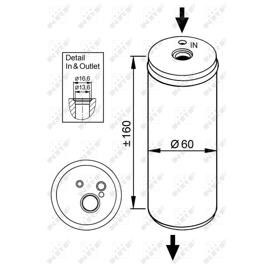 Filtro disidratatore NRF 33296