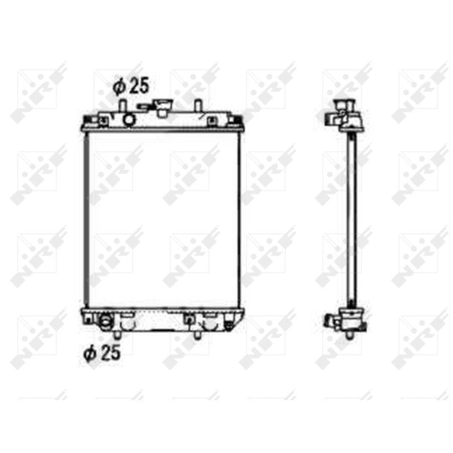Radiatore NRF 53674