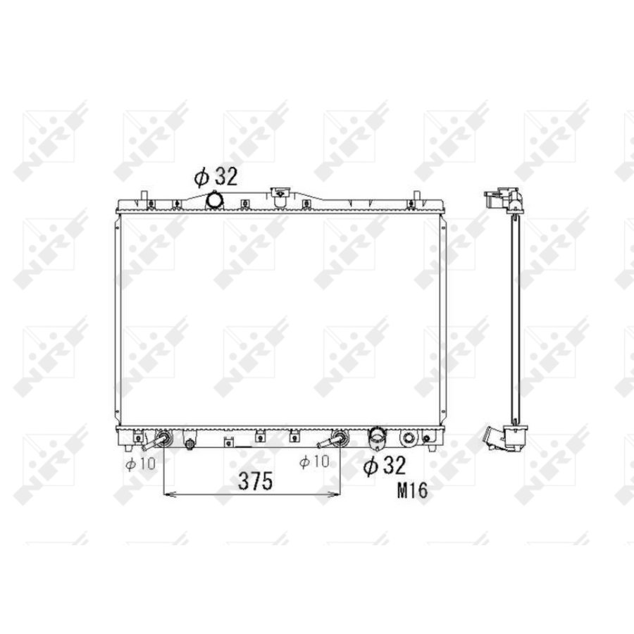 Radiatore NRF 53677