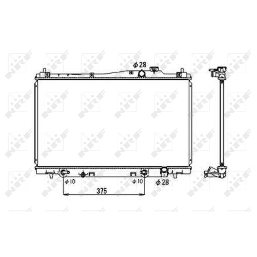 Radiatore NRF 53678