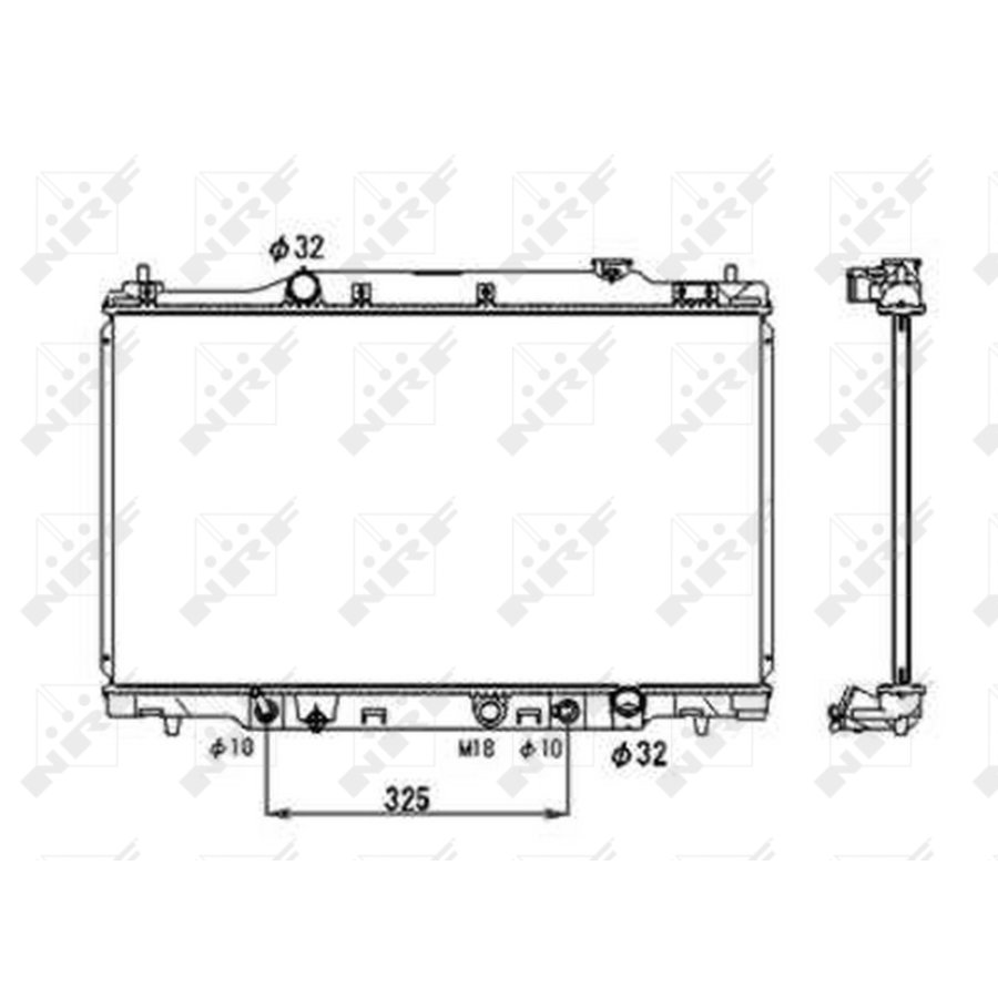 Radiatore NRF 53679