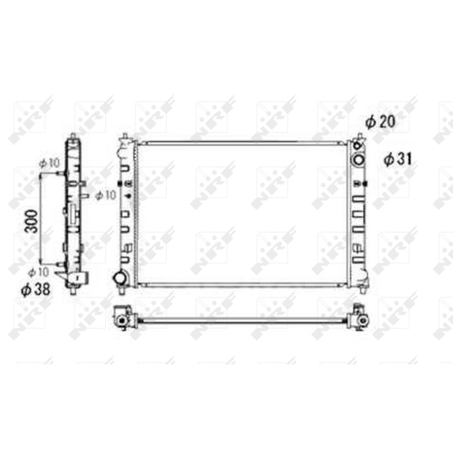 Radiatore NRF 53684