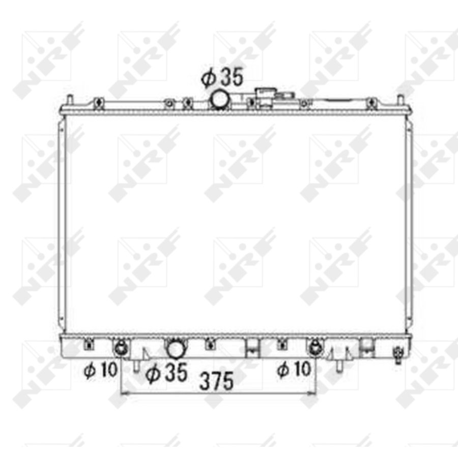 Radiatore NRF 53686