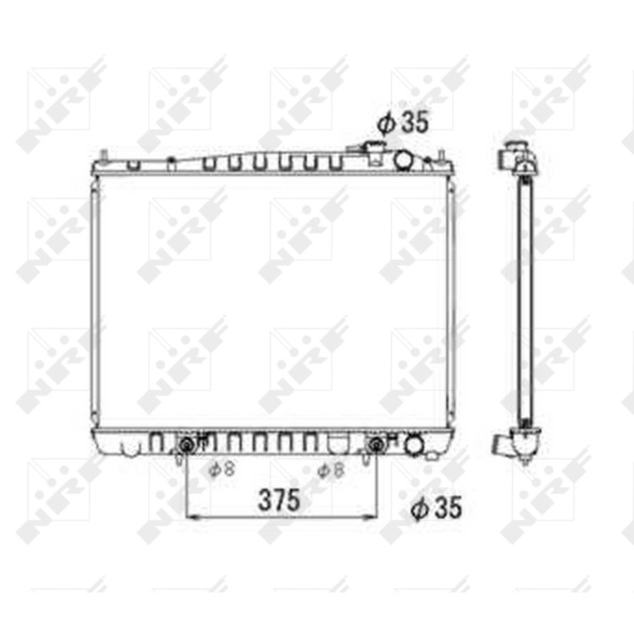 Radiatore NRF 53694