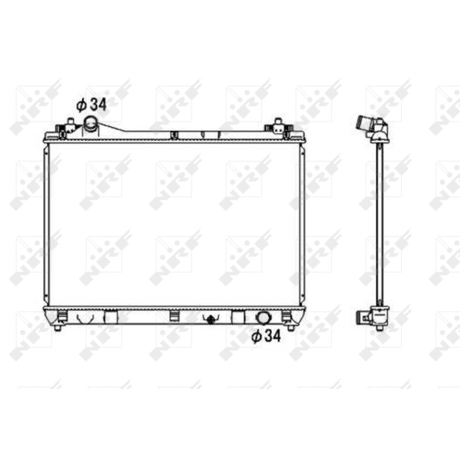 Radiatore NRF 53703